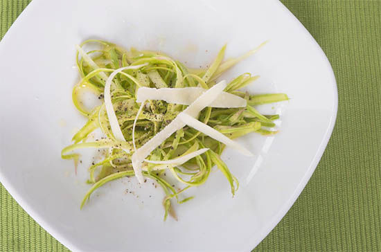 Asparagus Curl Salad