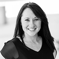 Black and white photo of consultant Colleen Rippey