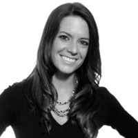 Black and white photo of consultant Chelsea Banks Rodriguez