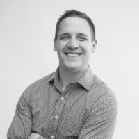 Black and white photo of consultant Matt Hawkes