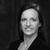 Black and white photo of consultant Katie Heaney
