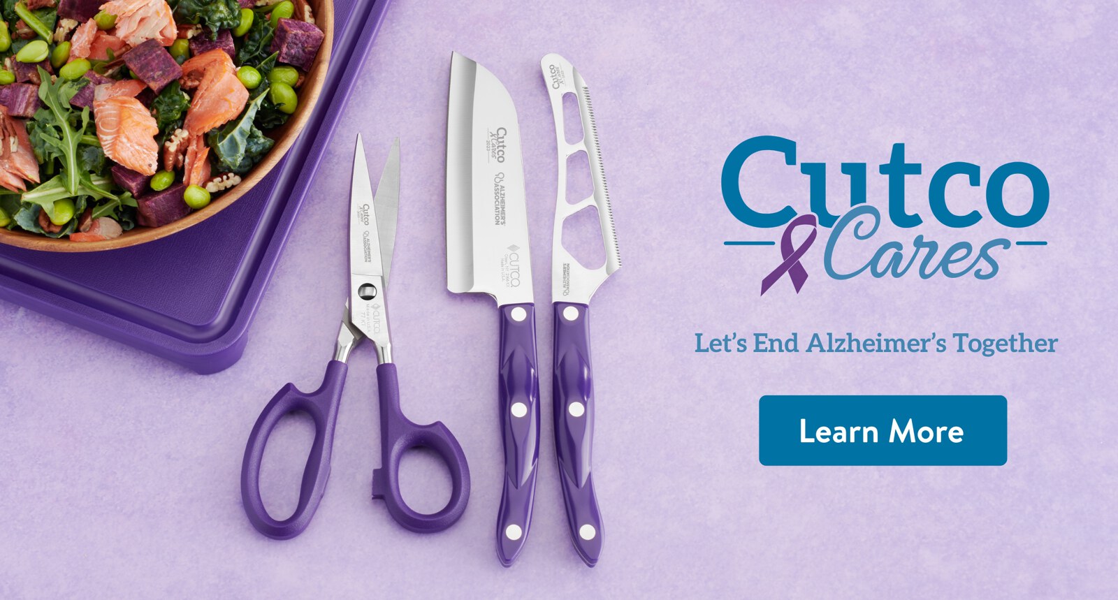 Cutco Cares 2023 - Purple Products Available Through June 30, 2023.