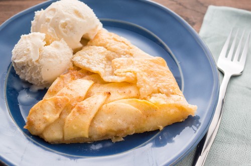 Apple Galette With Homemade Dough