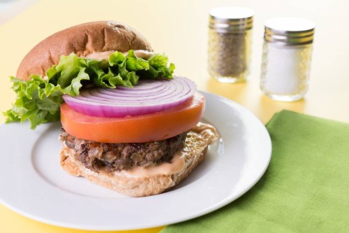 Mushroom-Beef Burgers