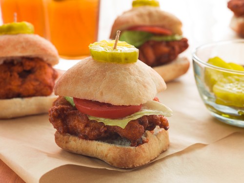 Hot Chicken Sandwiches