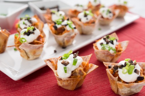 Muffin Tin Chicken Taco Cups