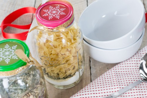 Country Chicken Vegetable Soup in Jar