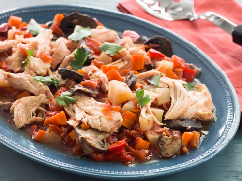 Slow Cooker Garden Harvest Chicken