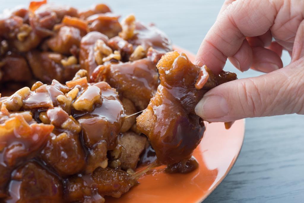 Maple Walnut and Bacon Monkey Bread