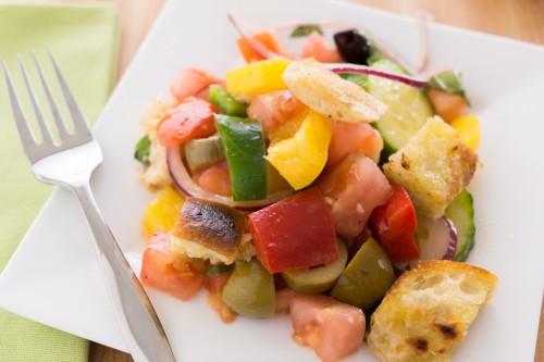 Rustic Panzanella Salad