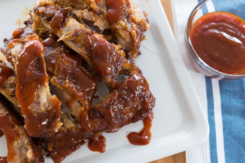 Easy Oven Baby Back Barbecued Ribs