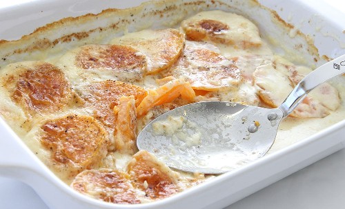 Sweet Potato Au Gratin