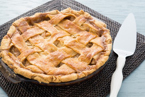 Salted Caramel Apple Pie