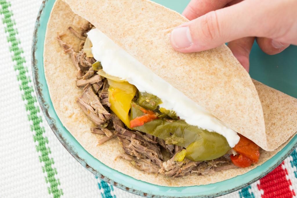 Slow Cooker Beef Fajitas