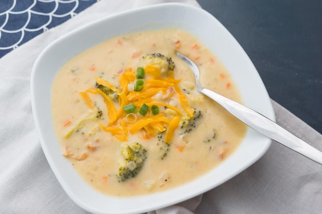 Easy, Cheesy Three Cheese Beer Soup