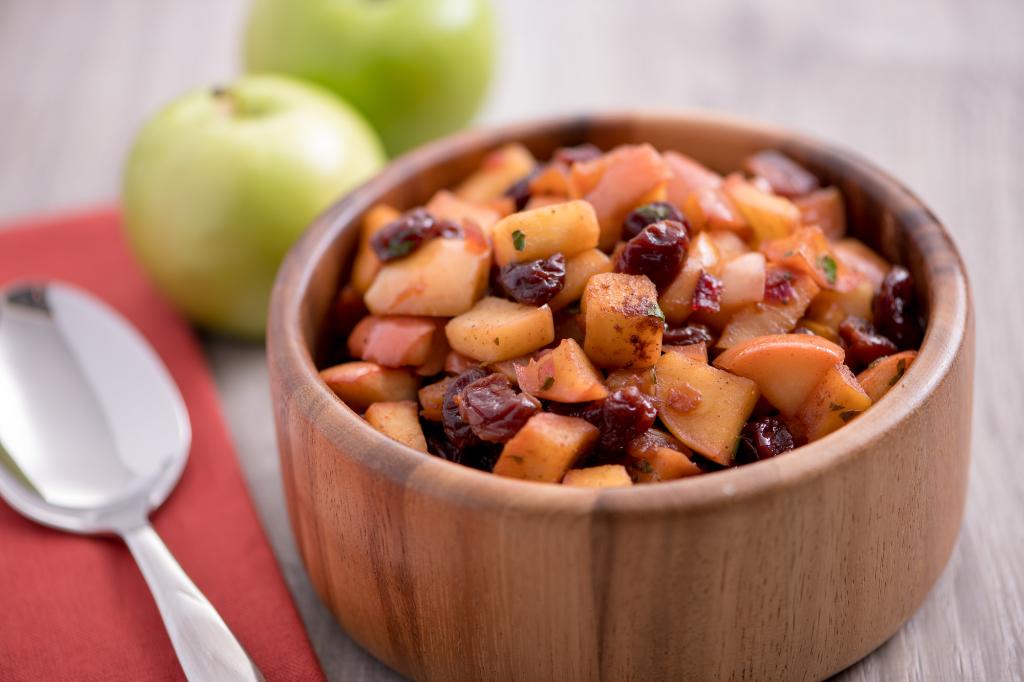 Apple and Tart Cherry Chutney