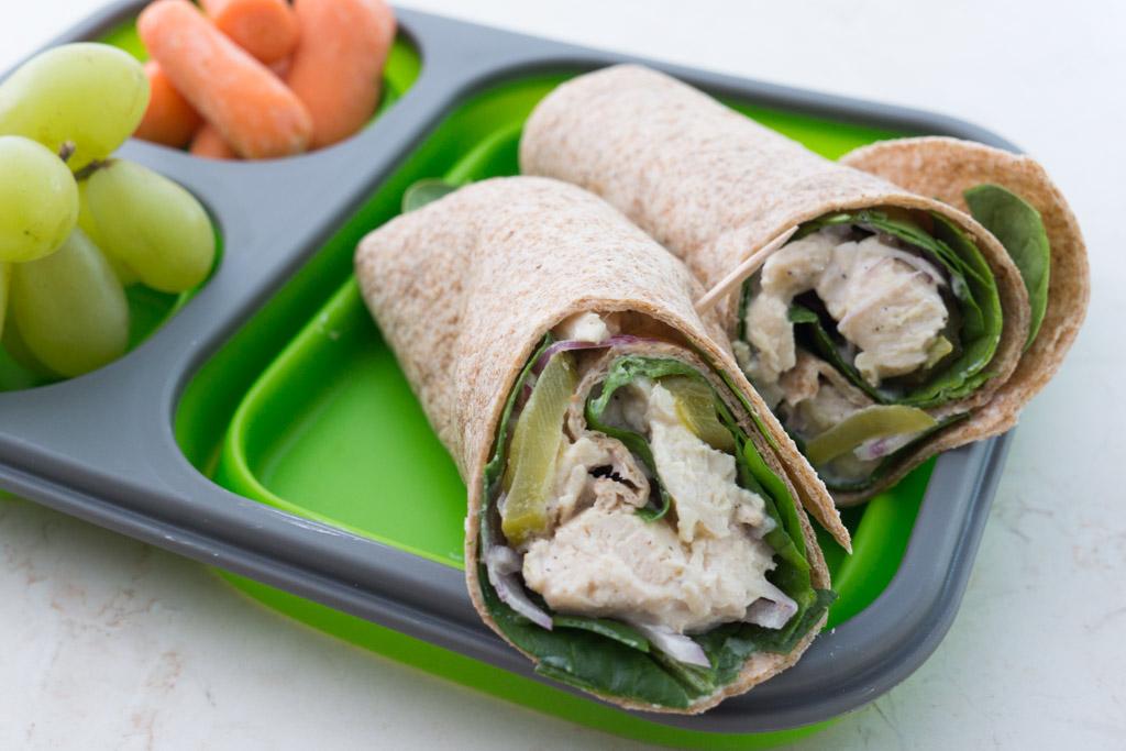Chicken Wrap for a Portable Lunch