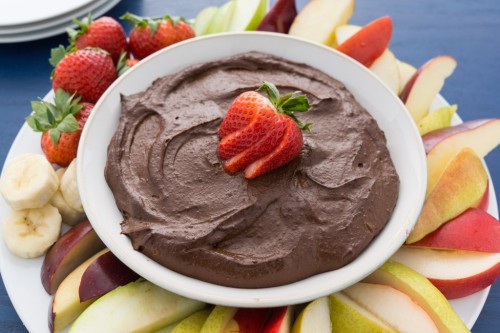 Chocolate Avocado Fruit Dip