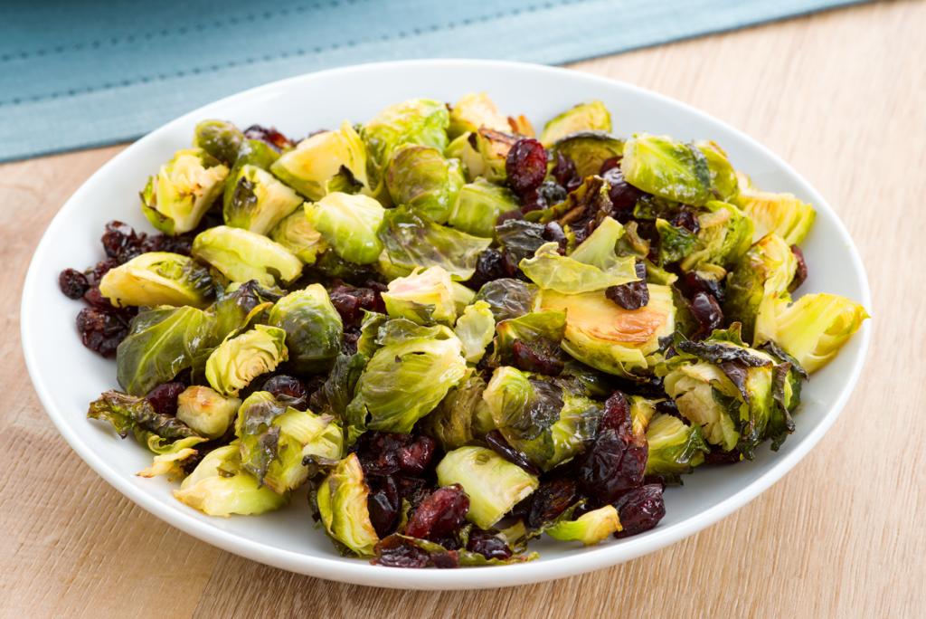 Cranberry Orange Roasted Brussels Sprouts