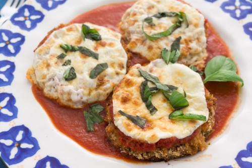 Sheet Pan Eggplant Parmesan