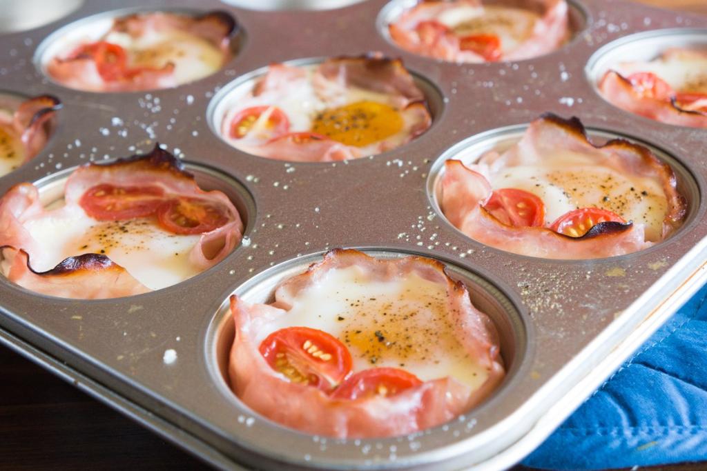 Ham and Egg Cups for Mother's Day Breakfast