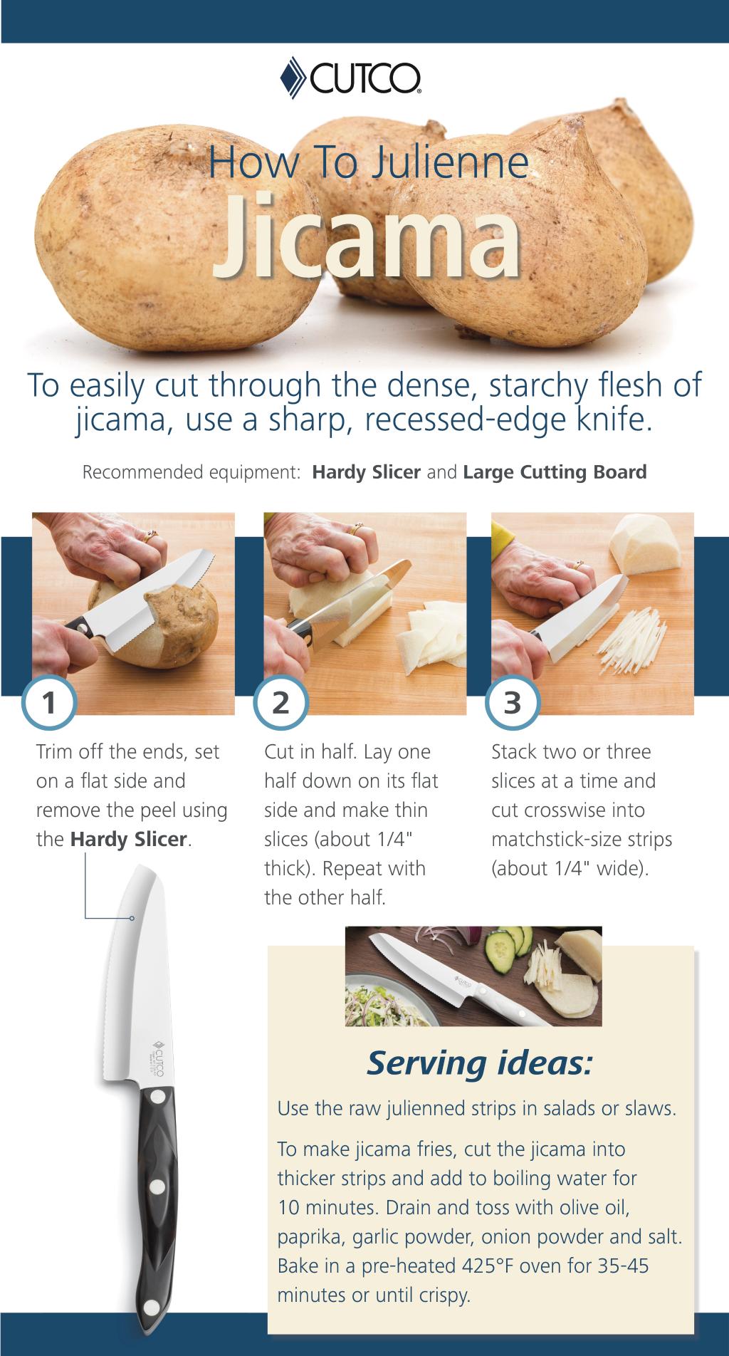 How to Cut Jicama