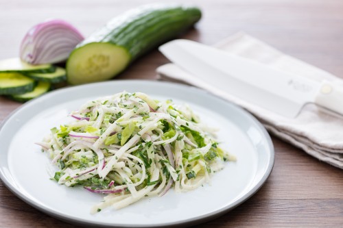 Jicama Slaw With Creamy Dressing