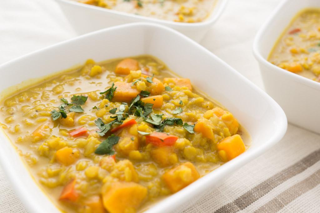 Sweet Potato Stew With Lentils