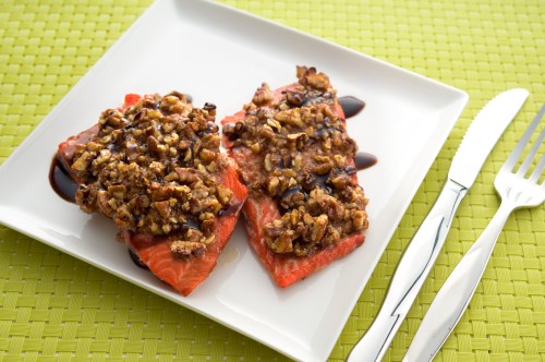 Maple Pecan Salmon