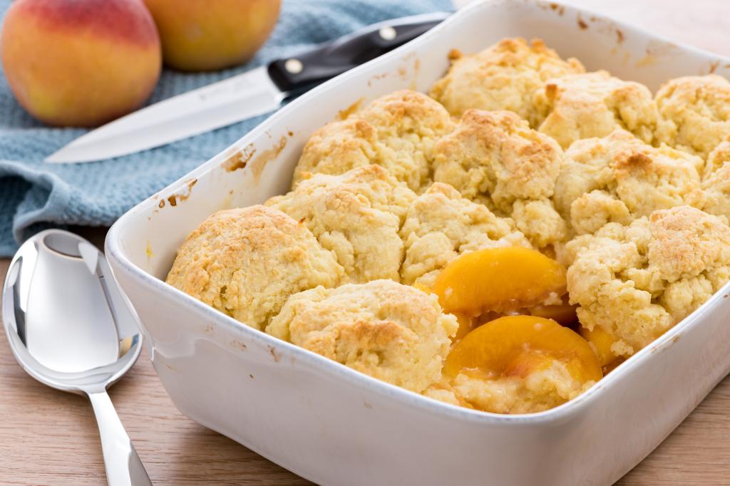 End of the Growing Season Peach Cobbler