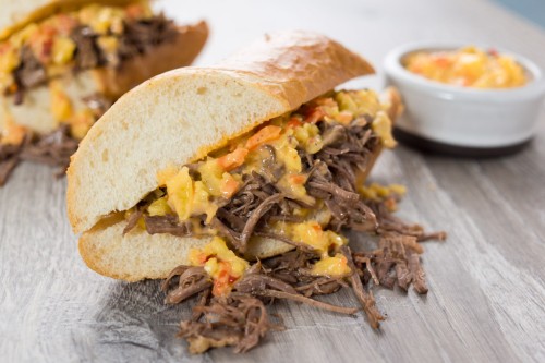 Italian Pulled Beef Sandwiches