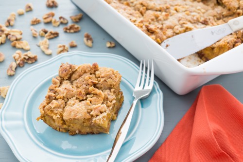 Overnight Pumpkin French Toast Casserole