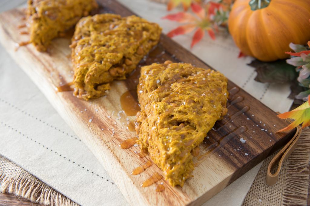 Pumpkin Butterscotch Scones