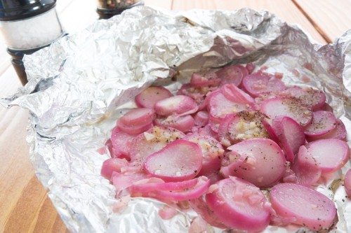 Grilled Radishes