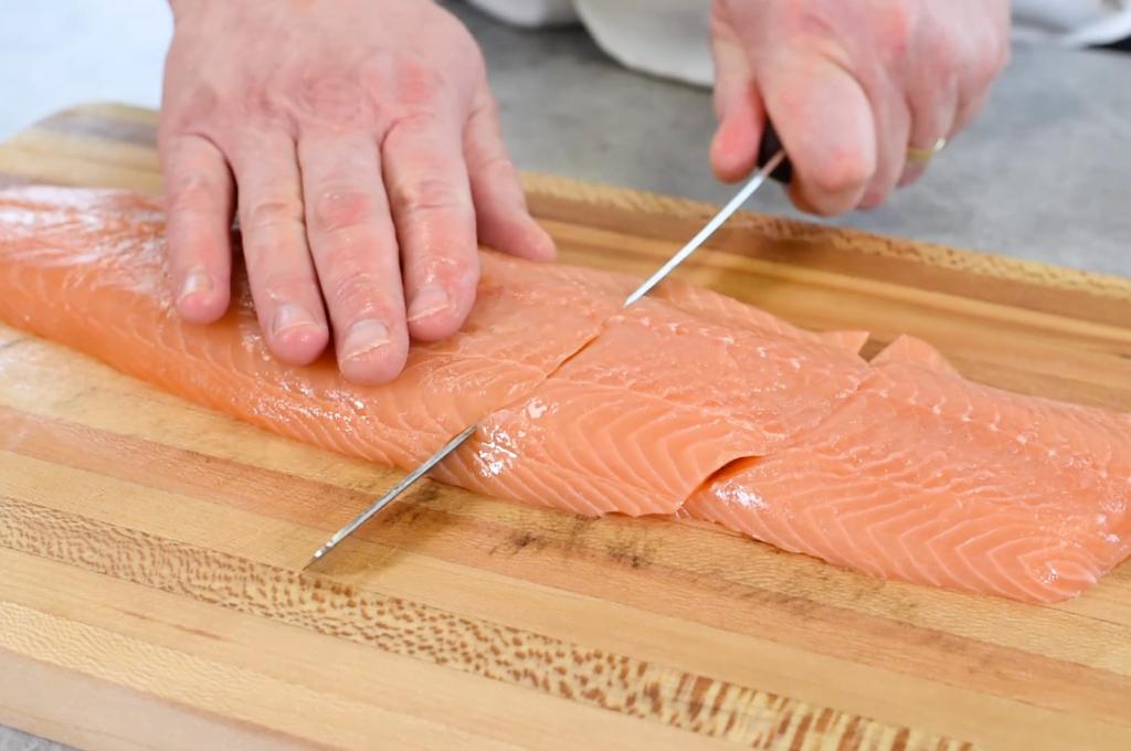 How to Cut Salmon