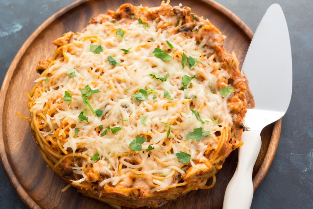 Easy Spaghetti Pie