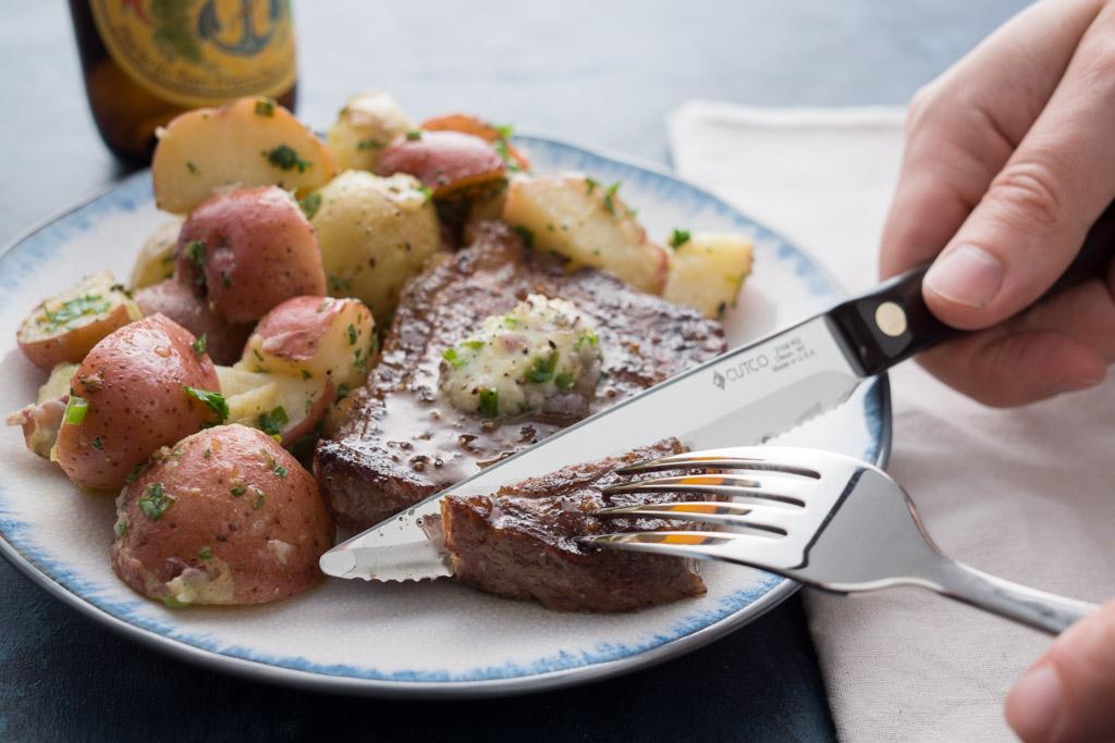 Father's Day Dinner Idea: Steak and Potatoes for Dad
