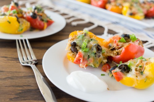 Kid Friendly Stuffed Mini Peppers