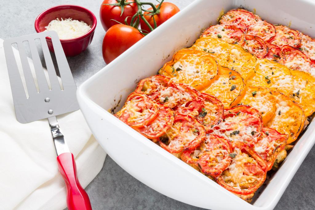 Fresh Tomato Gratin