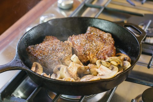 Cast-Iron Skillet Steak