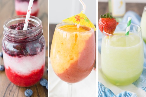 Refreshing Wine Slushies
