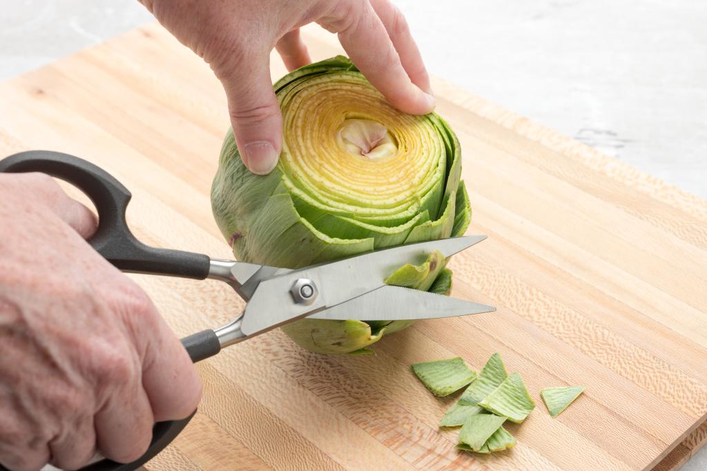 How to Cut an Artichoke for Steaming or Roasting