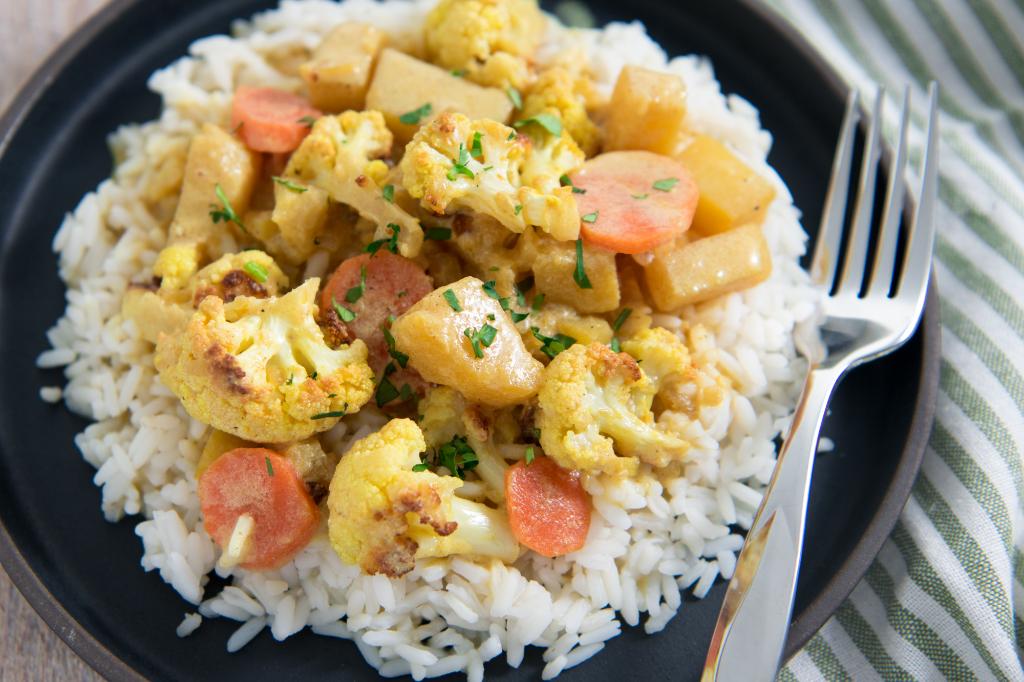 Roasted Cauliflower Curry