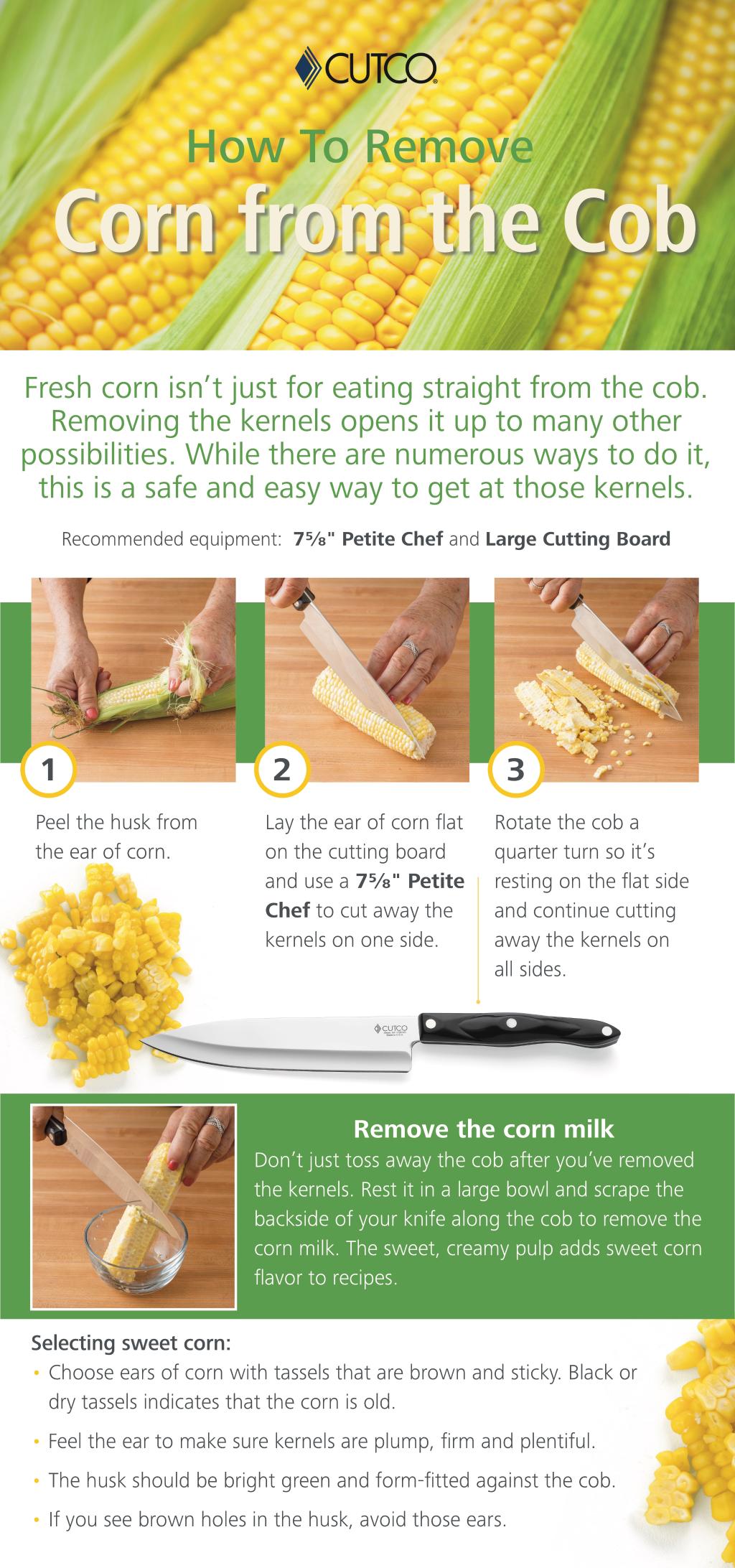 How to Remove Corn from the Cob