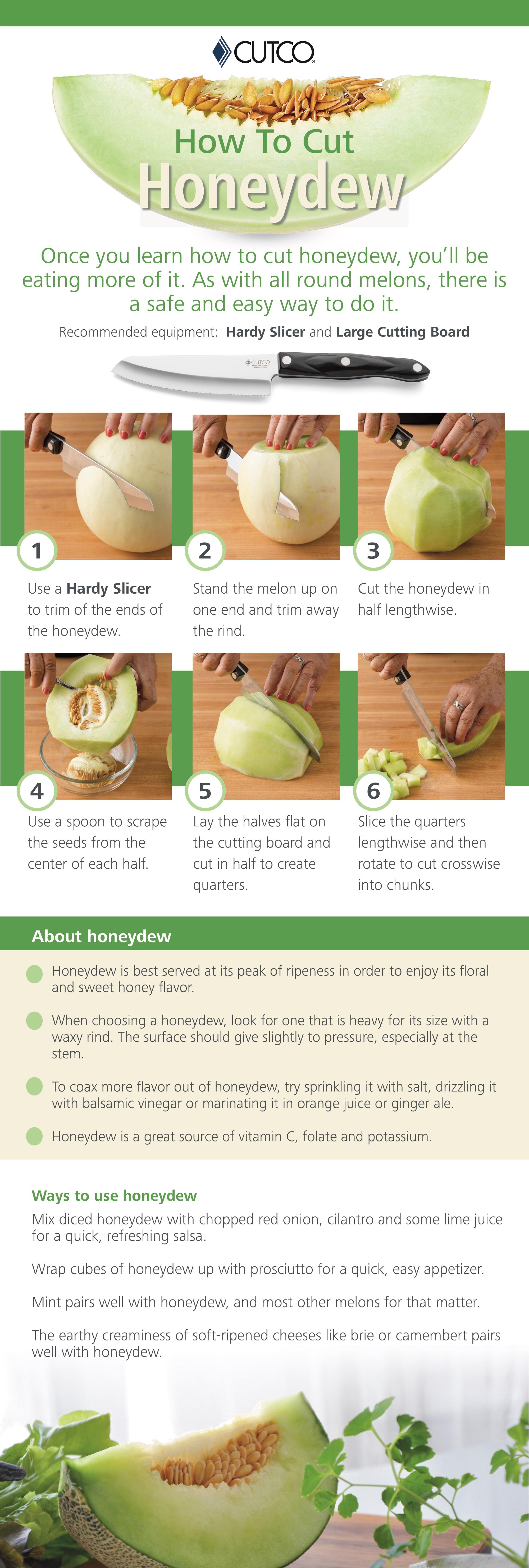 How To Cut Honeydew