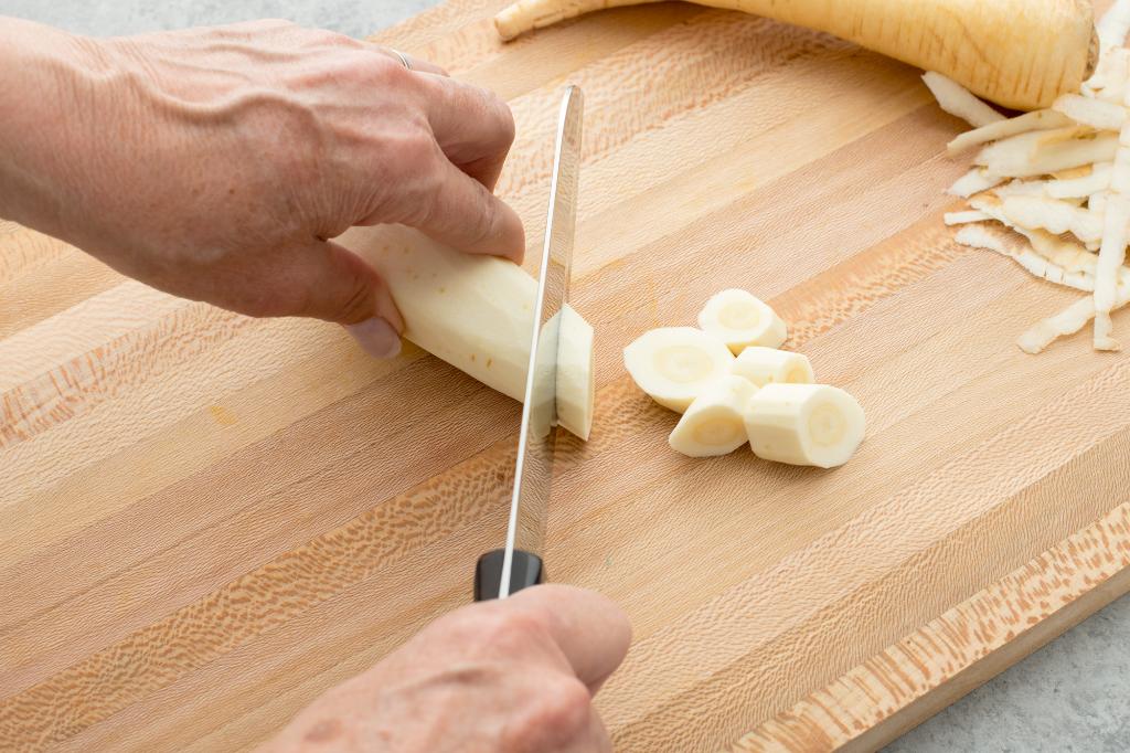 How to Cut a Parsnip