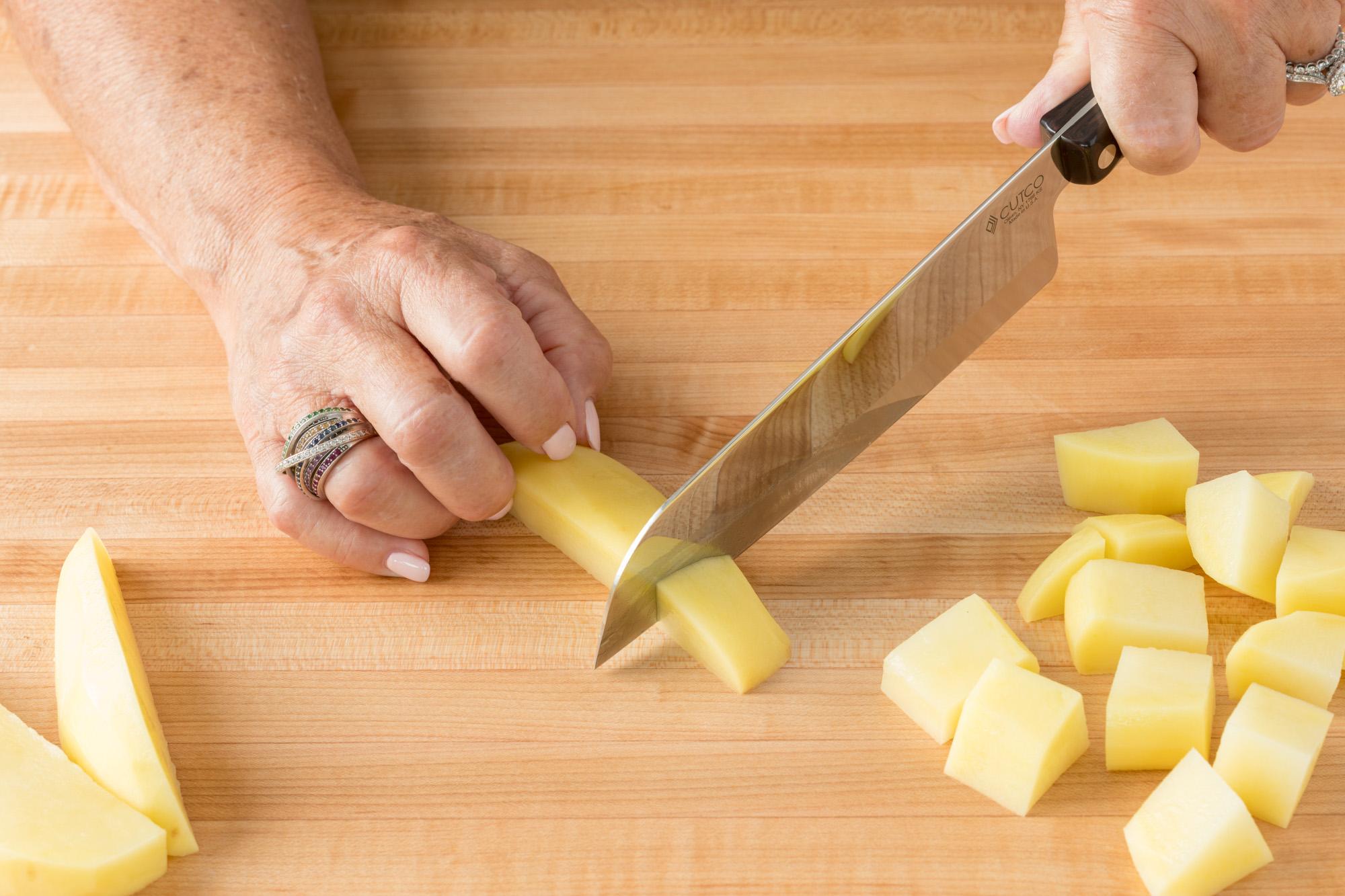 How to Dice Potatoes Like a Pro - Extra Helpings