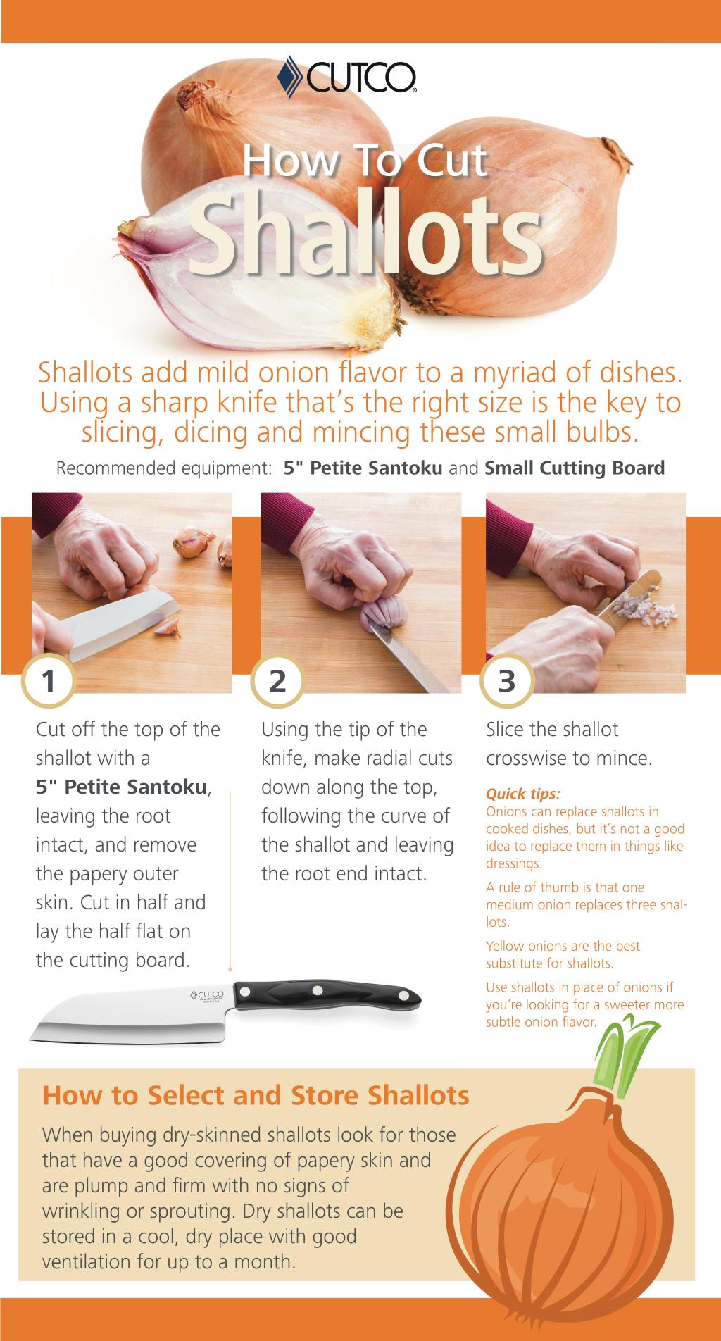 How To Cut Shallots
