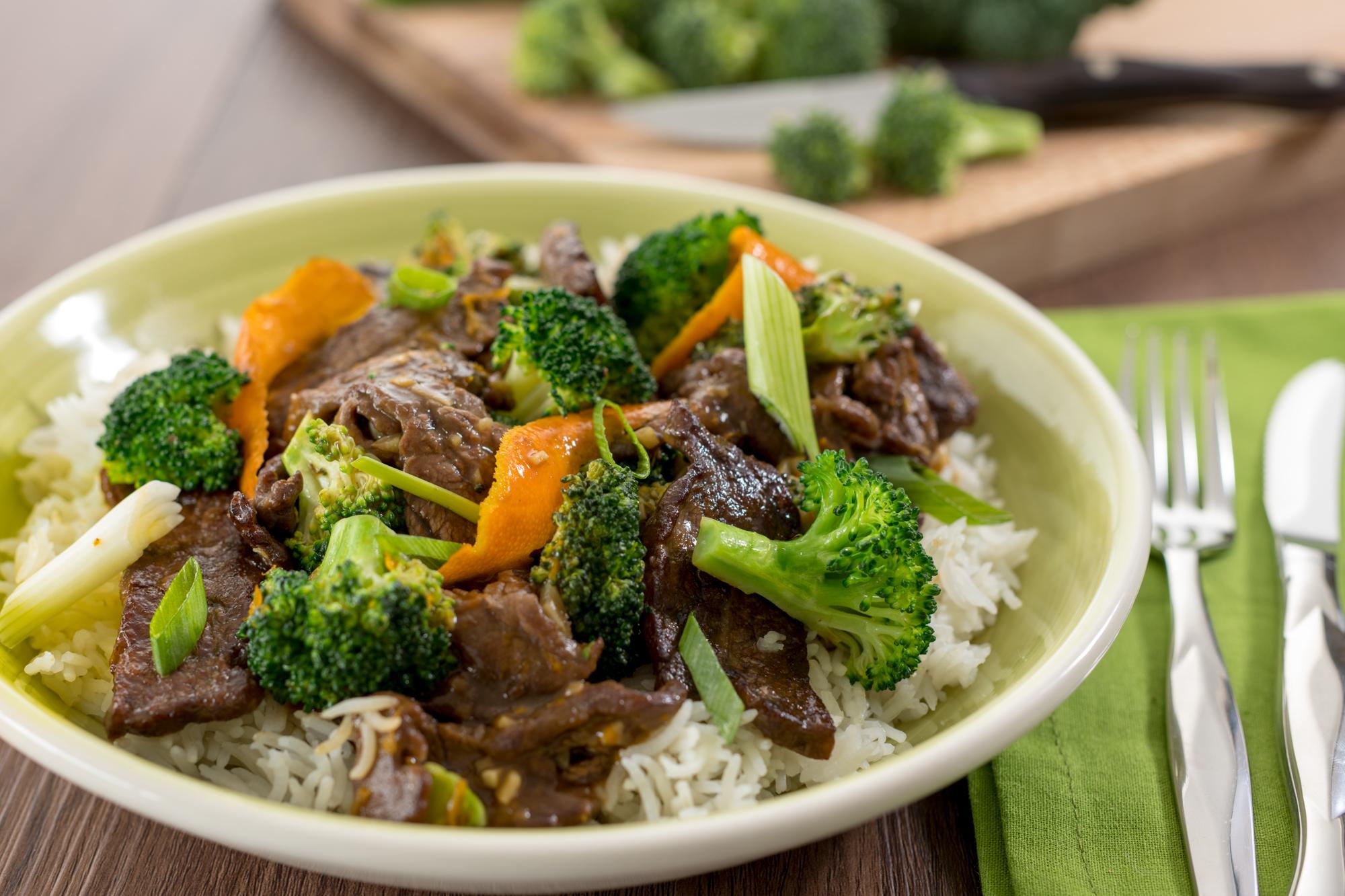 Beef and Broccoli Stir-Fry With Orange Sauce