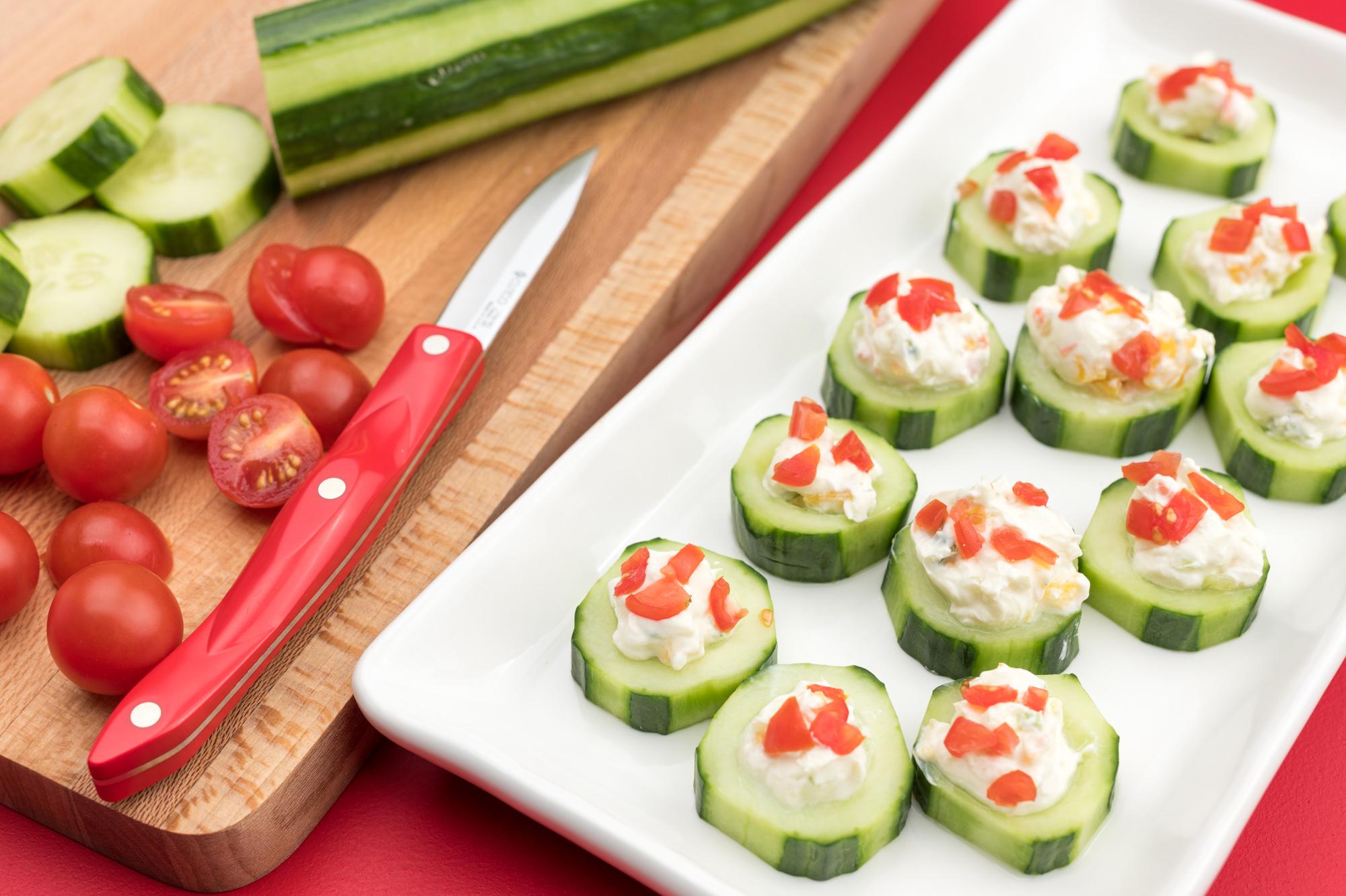 Vegetable Dip Bites